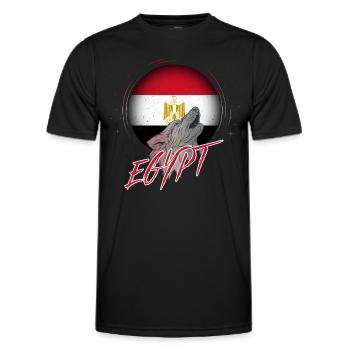Egypt - Men's Functional T-Shirt - black - Front - AI Model Male 178 dark (178cm)
