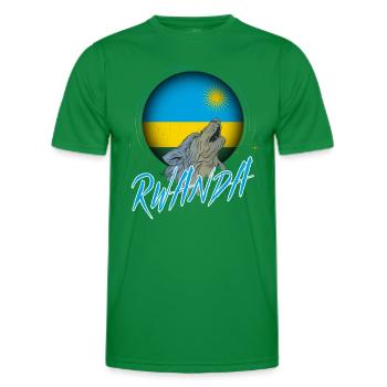 Ruanda - Männer Funktions-T-Shirt - Kelly Green - Vorne - AI Model Male 178 dark (178cm)