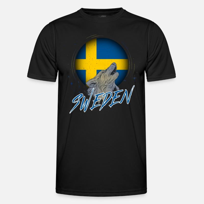 Sweden - Men's Functional T-Shirt - black