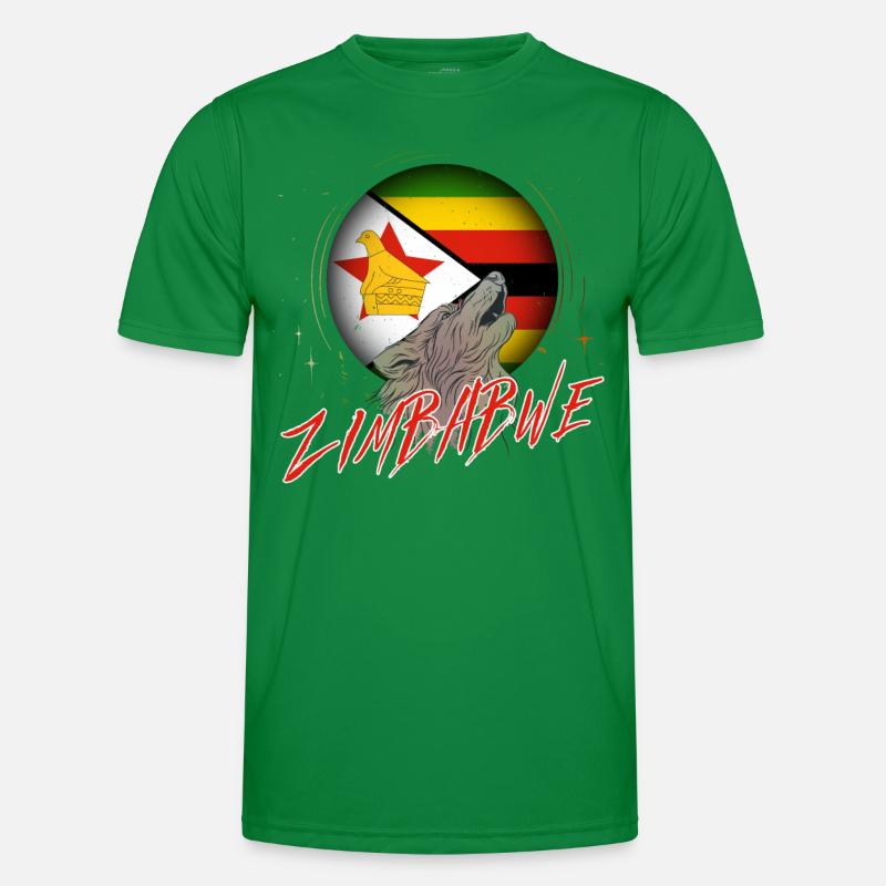 Simbabwe Männer Funktions-T-Shirt