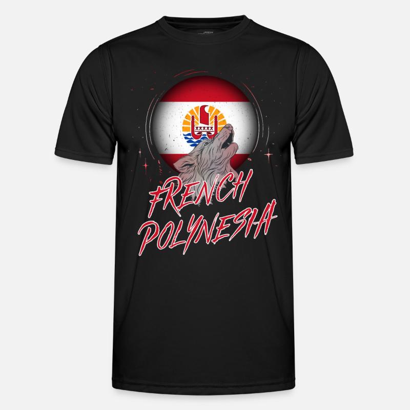 French Polynesia - Men's Functional T-Shirt - black