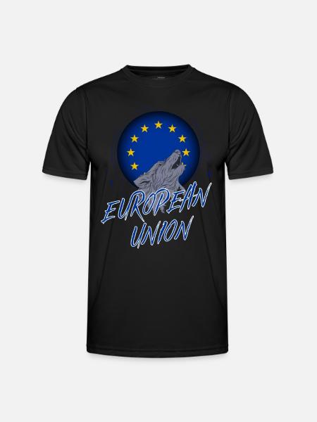 European Union - Men's Functional T-Shirt - black