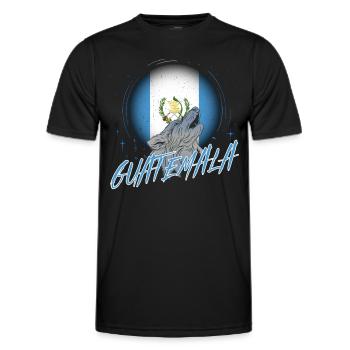 Guatemala - T-shirt sport Homme - noir - Devant - AI Model Male 178 dark (178cm)