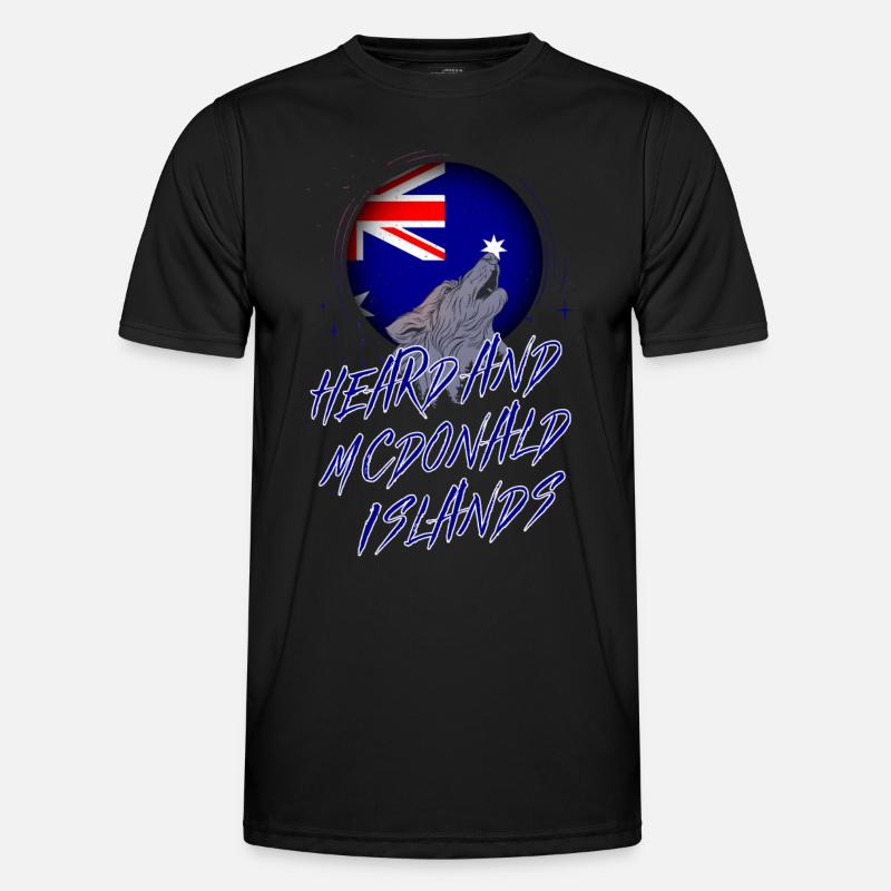 Heard and Mcdonald Islands - Men's Functional T-Shirt - black