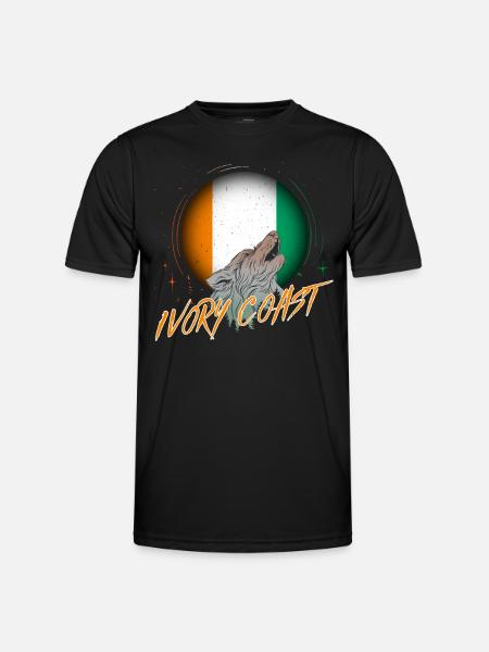 Ivory Coast - Men's Functional T-Shirt - black