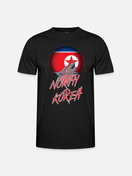 North Korea - Men's Functional T-Shirt - black