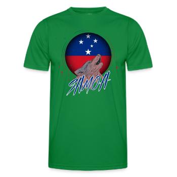 Samoa - Men's Functional T-Shirt - kelly green - Front - AI Model Male 178 dark (178cm)