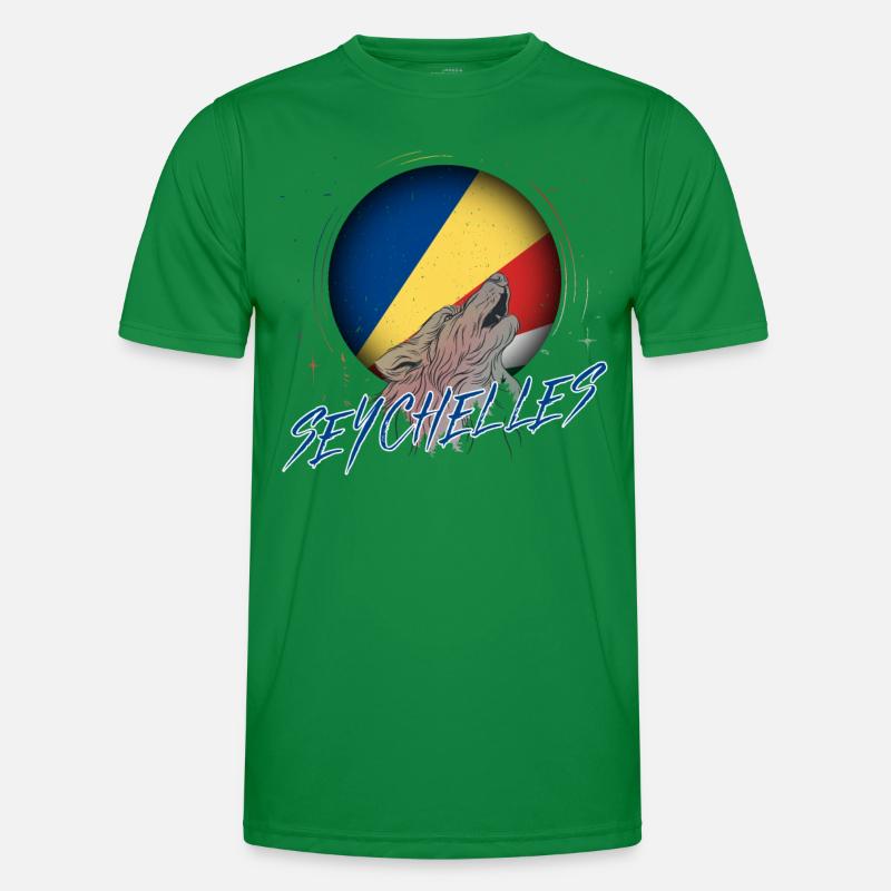 Seychellen Männer Funktions-T-Shirt