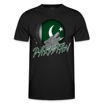 Pakistan - Männer Funktions-T-Shirt - Schwarz - Vorne - AI Model Male 178 dark (178cm)
