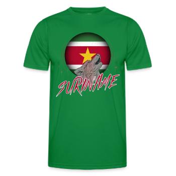 Suriname - Men's Functional T-Shirt - kelly green - Front - AI Model Male 178 dark (178cm)