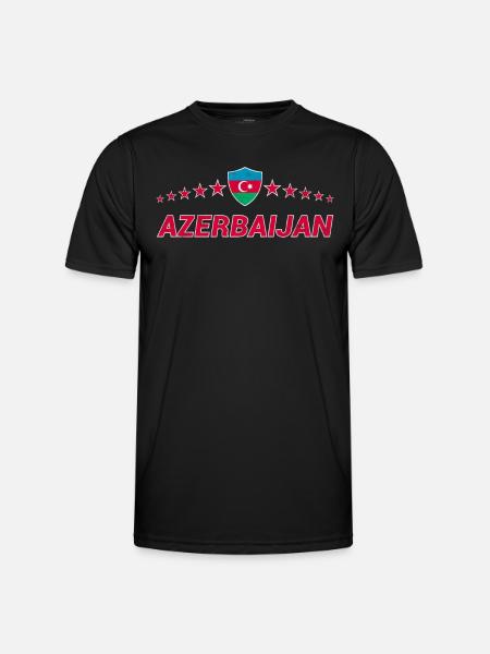 Azerbaijan - Men's Functional T-Shirt - black