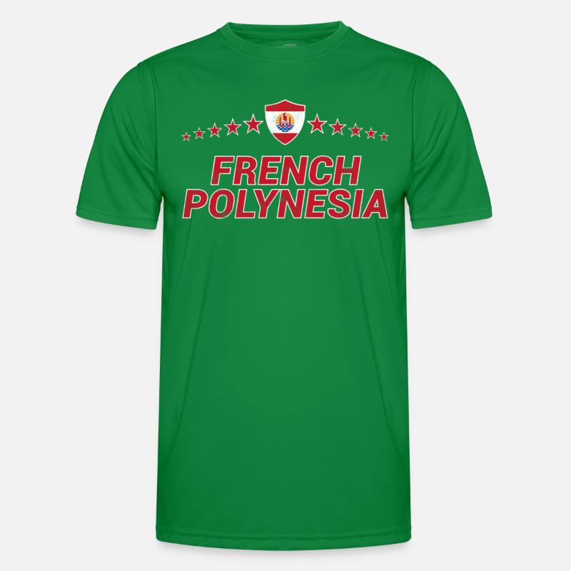 French Polynesia Men's Functional T-Shirt
