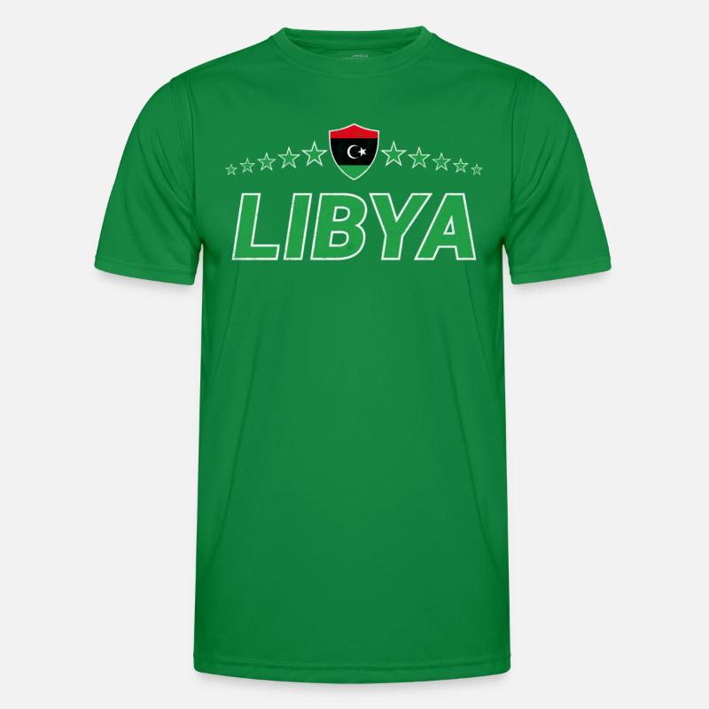 Libyen Männer Funktions-T-Shirt