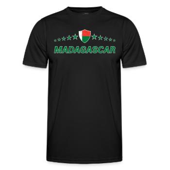 Madagascar - Men's Functional T-Shirt - black - Front - AI Model Male 178 dark (178cm)