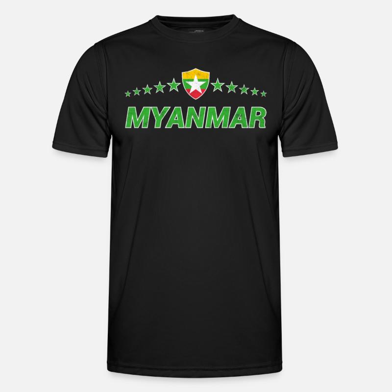 Myanmar - Men's Functional T-Shirt - black