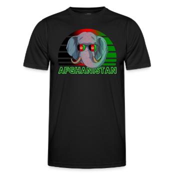Afghanistan - Men's Functional T-Shirt - black - Front - AI Model Male 178 dark (178cm)
