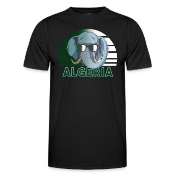 Algerien - Männer Funktions-T-Shirt - Schwarz - Vorne - AI Model Male 178 dark (178cm)