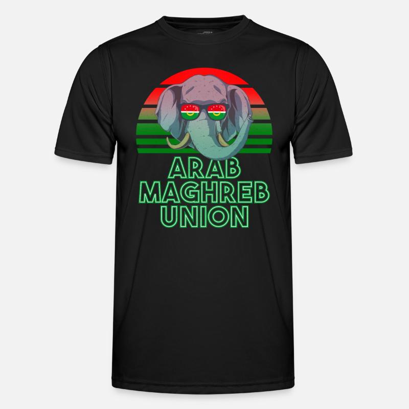 Union des Arabischen Maghreb Männer Funktions-T-Shirt