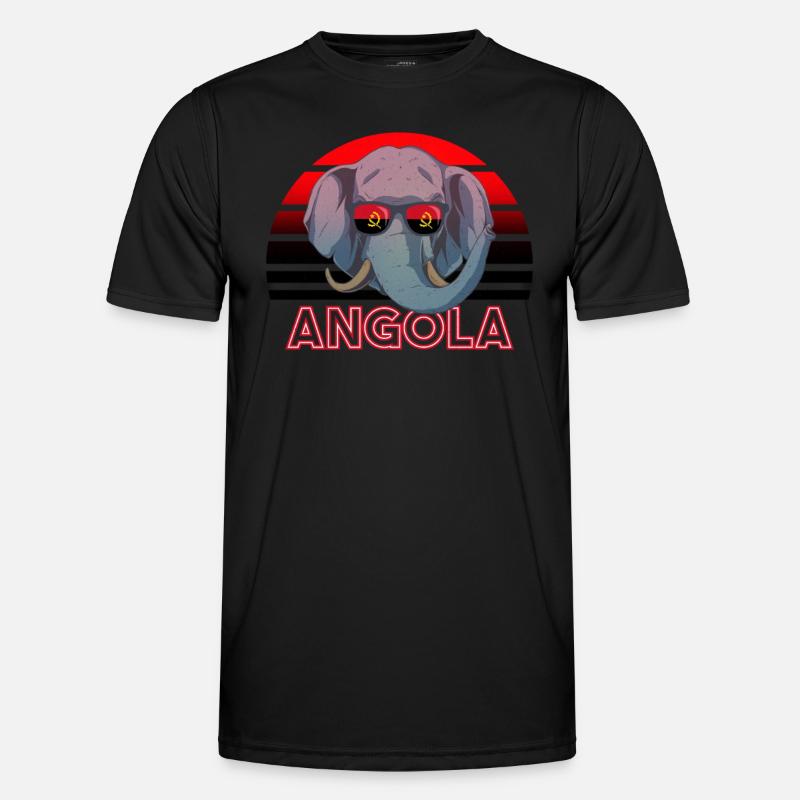 Angola Männer Funktions-T-Shirt