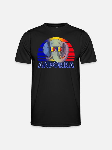 Andorra - Men's Functional T-Shirt - black
