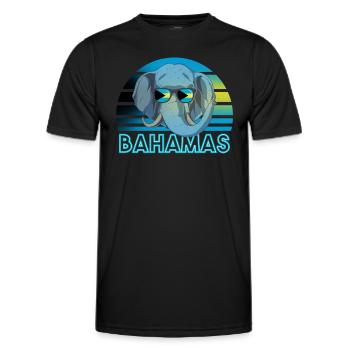 Bahamas - T-shirt sport Homme - noir - Devant - AI Model Male 178 dark (178cm)