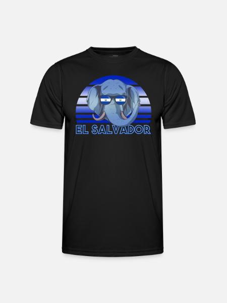 El Salvador - Men's Functional T-Shirt - black