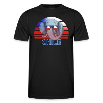 Chili - T-shirt sport Homme - noir - Devant - AI Model Male 178 dark (178cm)