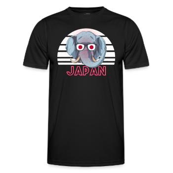 Japan - Männer Funktions-T-Shirt - Schwarz - Vorne - AI Model Male 178 dark (178cm)