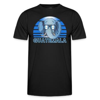 Guatemala - T-shirt sport Homme - noir - Devant - AI Model Male 178 dark (178cm)