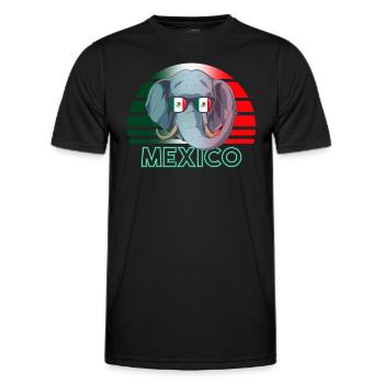 Mexico - Men's Functional T-Shirt - black - Front - AI Model Male 178 dark (178cm)