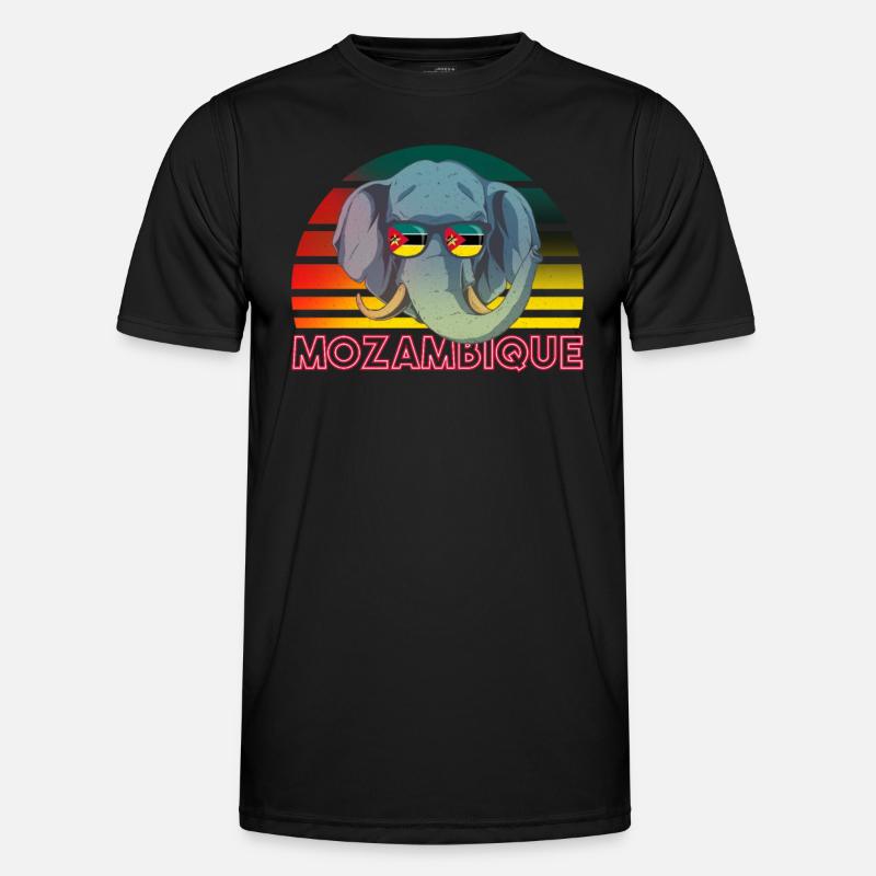 Mosambik Männer Funktions-T-Shirt