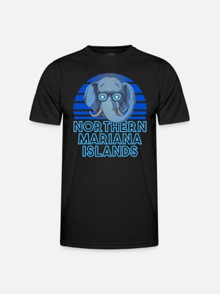 Northern Mariana Islands - Men's Functional T-Shirt - black