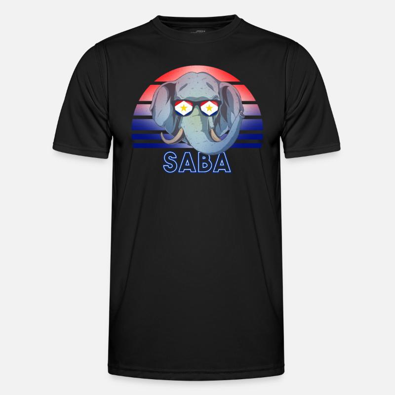 Saba - Men's Functional T-Shirt - black