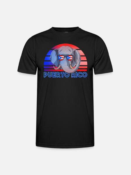 Puerto Rico - Men's Functional T-Shirt - black