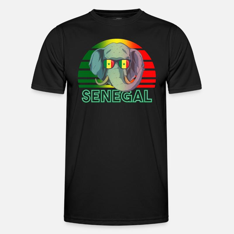 Senegal Männer Funktions-T-Shirt