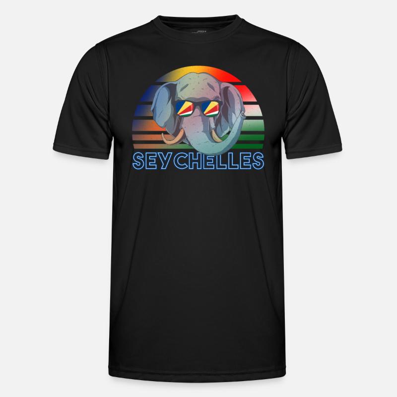 Seychellen Männer Funktions-T-Shirt