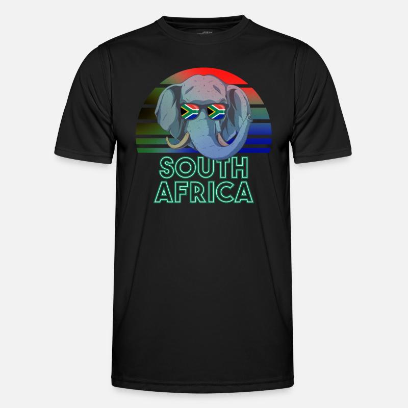 Südafrika Männer Funktions-T-Shirt