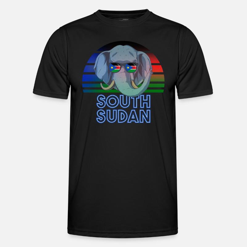 Südsudan Männer Funktions-T-Shirt