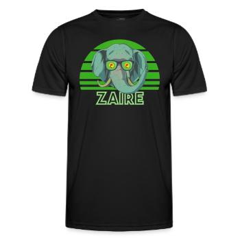 Zaire - Männer Funktions-T-Shirt - Schwarz - Vorne - AI Model Male 178 dark (178cm)