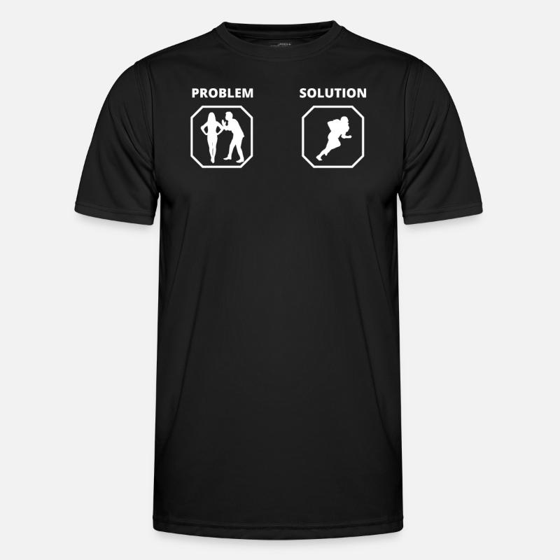 PROBLEM SOLUTION Rugby - Men's Functional T-Shirt - black