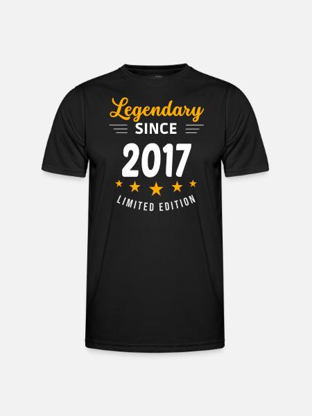 Legendary since 2017 - Men's Functional T-Shirt - black