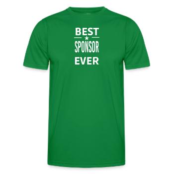 Bester SPONSOR aller Zeiten - Männer Funktions-T-Shirt - Kelly Green - Vorne - AI Model Male 178 dark (178cm)