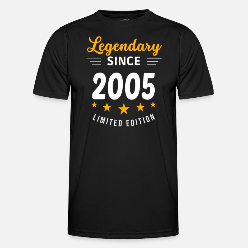 Legendary since 2005 - Men's Functional T-Shirt - black
