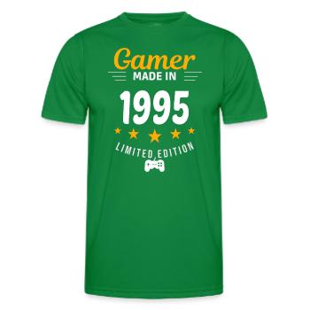 Gamer fait en 1995 - T-shirt sport Homme - vert - Devant - AI Model Male 178 dark (178cm)