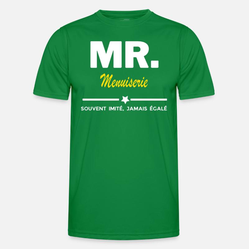 MR. souvent imité, jamais égalé Menuiserie T-shirt sport Homme