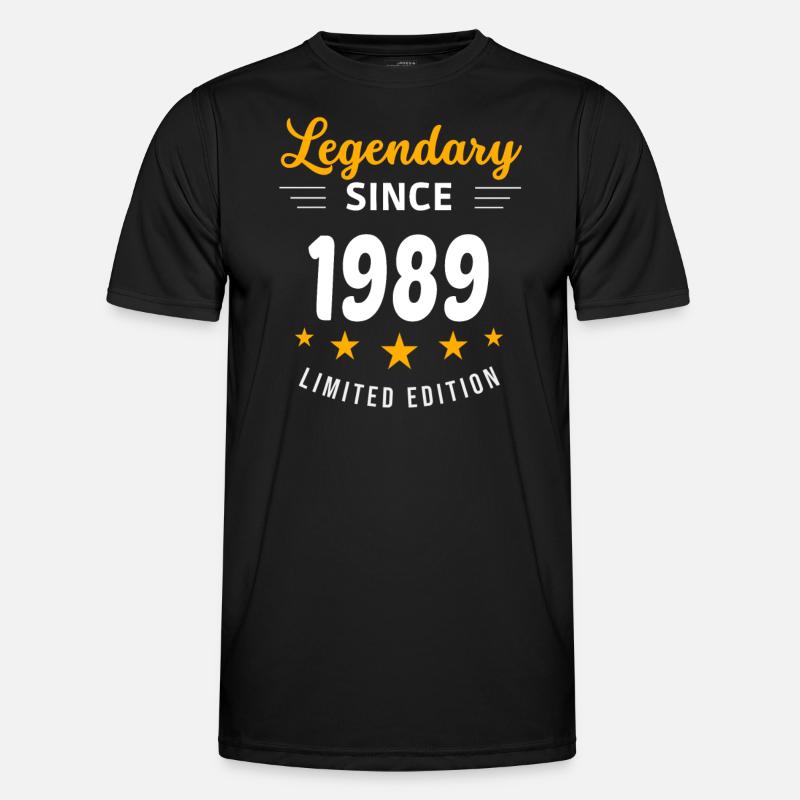 Legendary since 1989 - Men's Functional T-Shirt - black