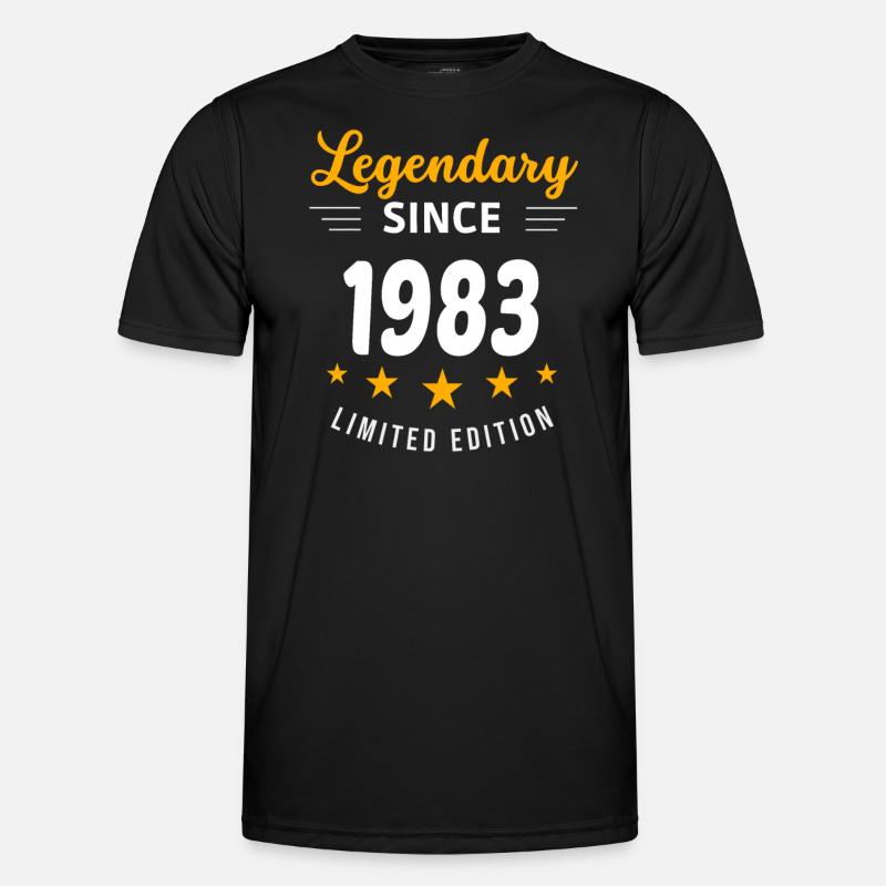 Legendary since 1983 - Men's Functional T-Shirt - black
