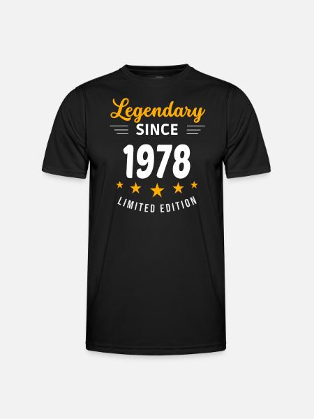 Legendary since 1978 - Men's Functional T-Shirt - black