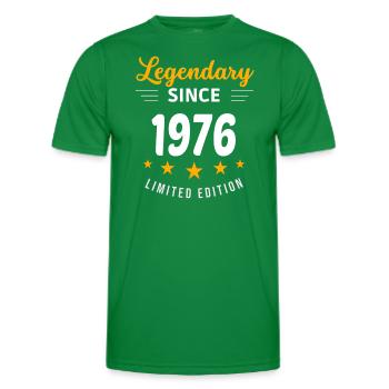 Legendary since 1976 - Men's Functional T-Shirt - kelly green - Front - AI Model Male 178 dark (178cm)