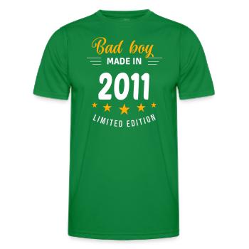 Bad Boy aus dem Jahr 2011 - Männer Funktions-T-Shirt - Kelly Green - Vorne - AI Model Male 178 dark (178cm)
